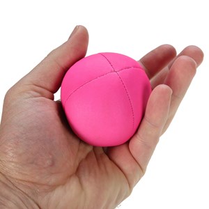 Lot de 3 balles molles uv rose jaune et