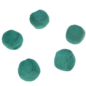 Lot de 5 balles de jongle uglies vertes