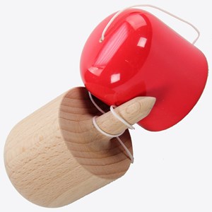 Pilule kendama bois rouge