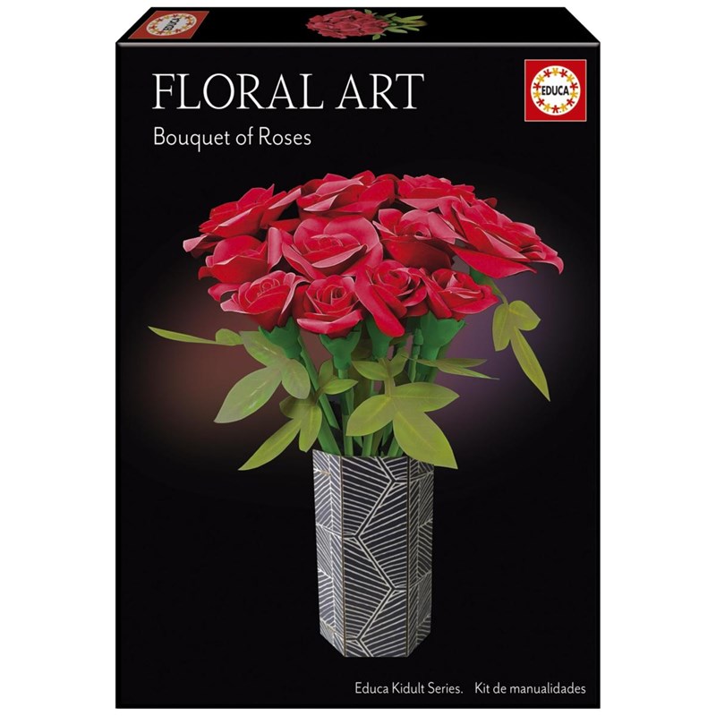 Bouquet de roses art floral