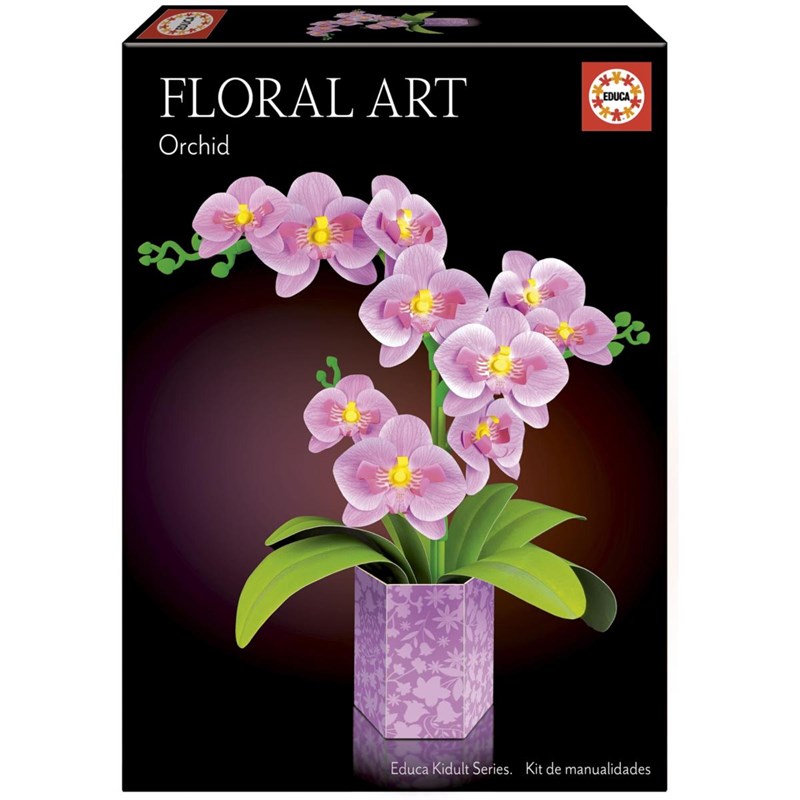 Orchidee floral art en papier