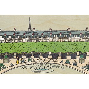 Carte postale bois palais royal