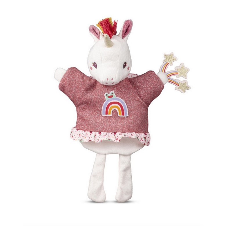 Marionnette à main lena la licorne