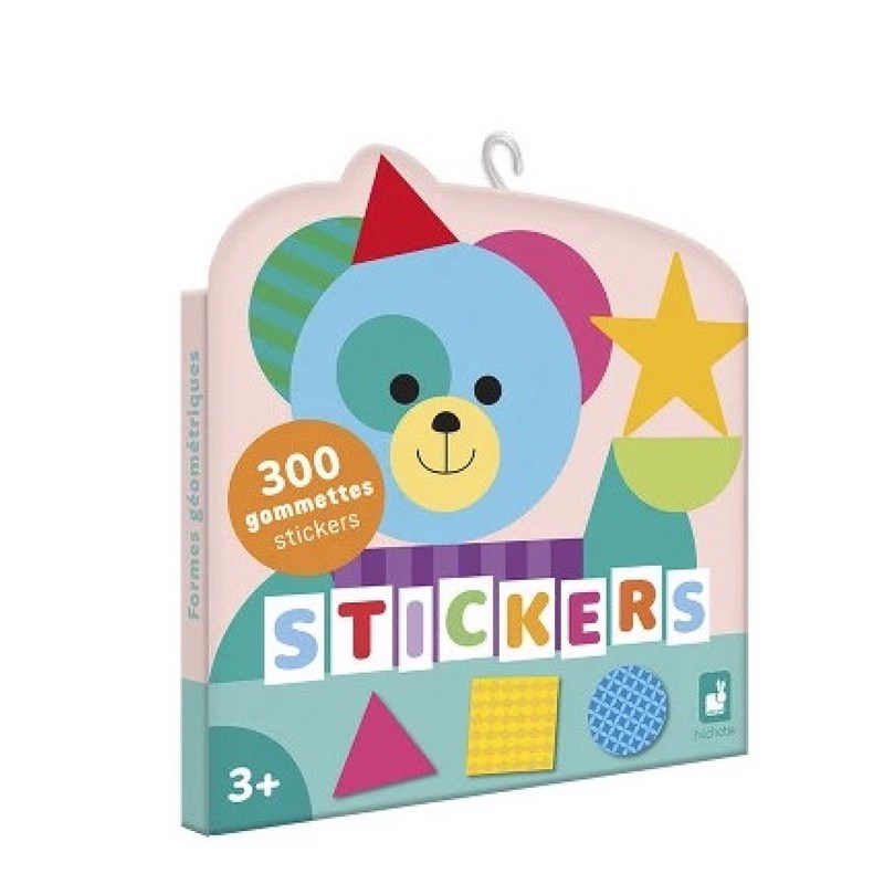 Juratoys-Janod - 300 gommettes formes geometriques