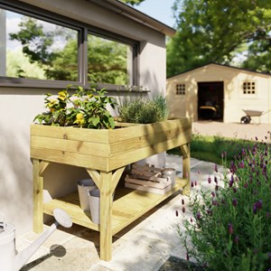 Carré potager sur pieds 80 x 150 x 87cm