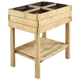 Carré potager sur pieds 80 x 60 x 87 cm