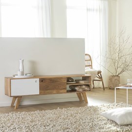 Meuble tv en bois de manguier artiq