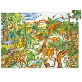 Puzzle observation 100pcs +5y dinosaures