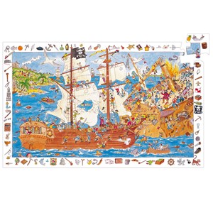 Puzzle observation 100pcs les pirates