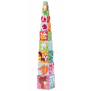 Cubes premier âge +12m forêt djeco