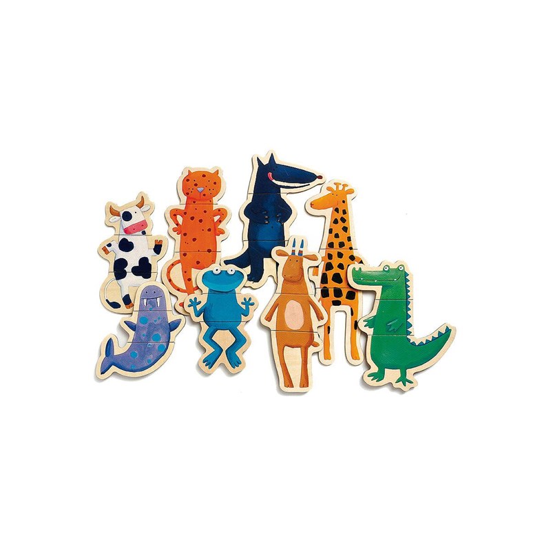 Djeco - Magnétiques bois +2y crazy djeco