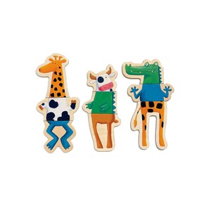 Magnétiques bois +2y crazy djeco