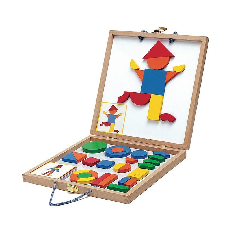 Magnétiques bois +4y géoforme djeco