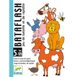 Jeu cartes 5-99y bataflash djeco