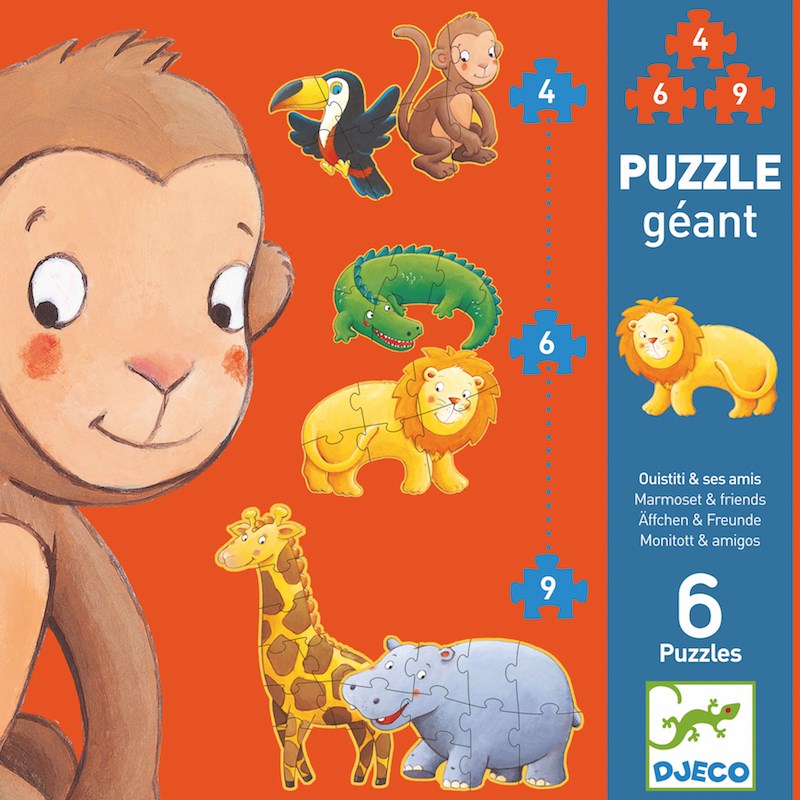 Puzzle évolutif +2y ouistiti & ses amis