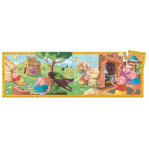Puzzle silhouette +3y 24pcs les trois pe