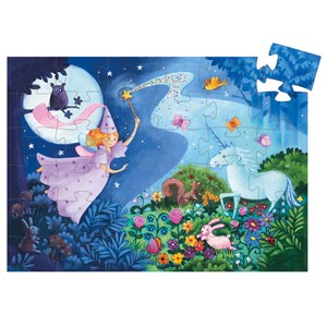 Puzzle silhouette +4y 36pcs la fée