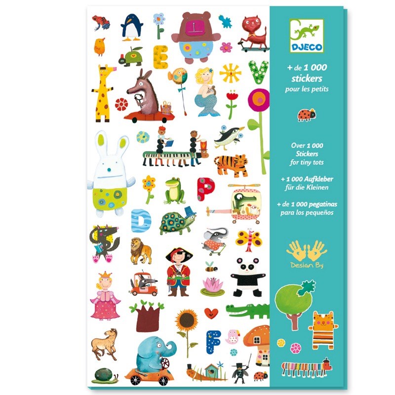 Djeco - 1000 stickers 3-6y pour les petits djeco