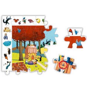 Puzzle observation 54pcs +4y contes