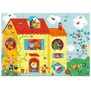 Puzzle évolutif tractiloferme djeco