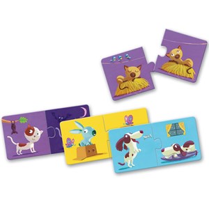 Puzzle duo +2y contraires djeco