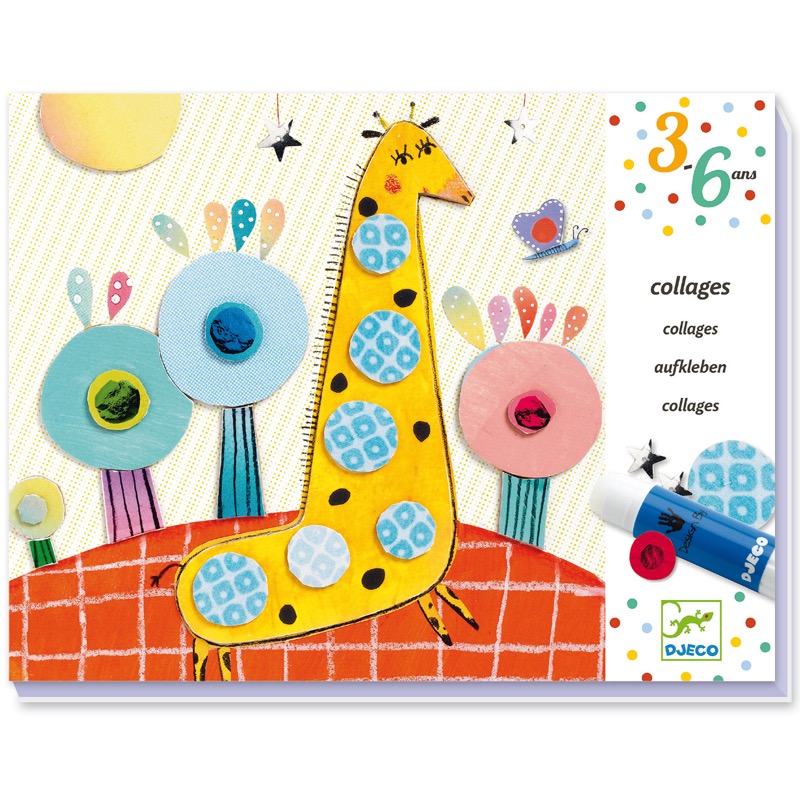 Collage Djeco Activité manuelle pour enfants dès 3 ans