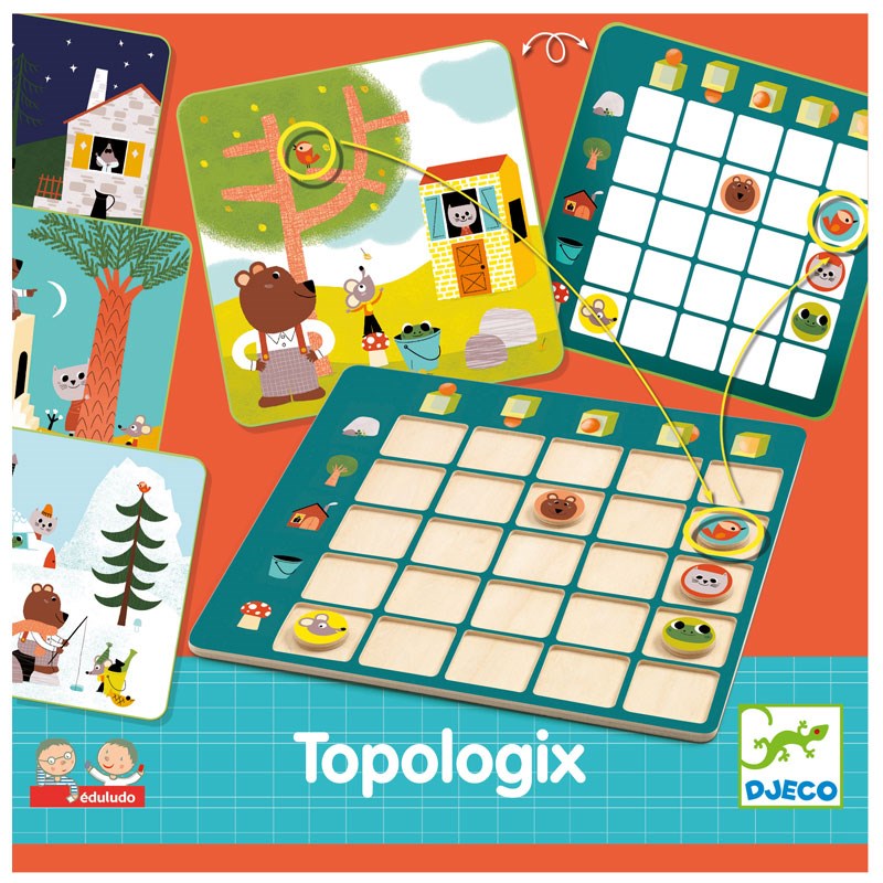 Djeco - Jeu éducatif topologix 4-6y eduludo
