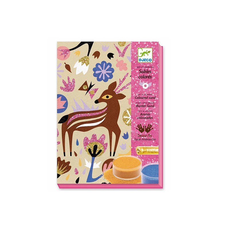 Djeco - Sables colorés 6-11y merveilles des bois