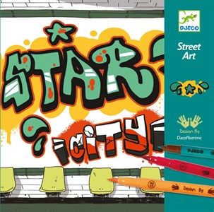 Dessiner tags 7-13y street art djeco
