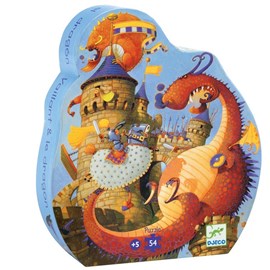 Puzzle silhouette +5y 54pcs vaillant