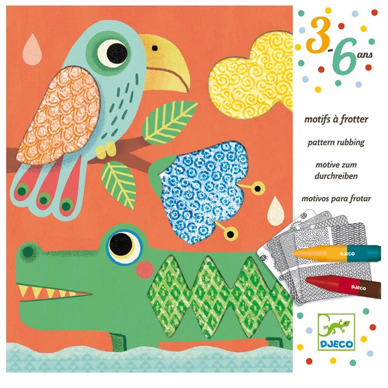 Djeco - Atelier coloriages 3-6y les amis de maga