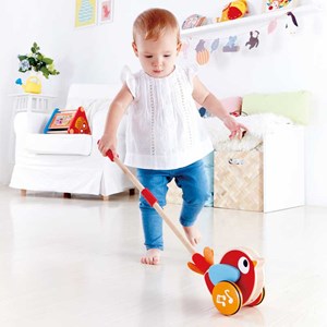 Jouet à pousser bébé musical lilly puppy