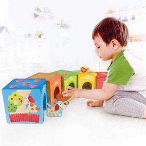 Cubes bébé puppy et ses amis hape