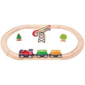 Circuit de train set powered railway