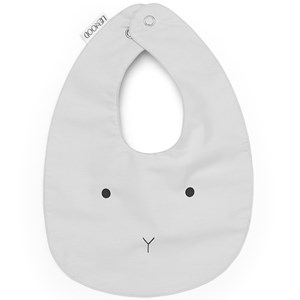 Bavoir henry rabbit liewood dumbo grey