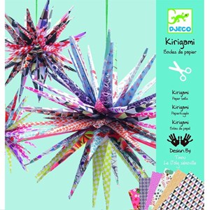 Kit créatif boules de papier Kirigami