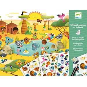 Décalcos 4-8y savane désert et pôle nord