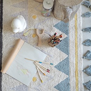 Tapis enfant 140x200 cm azteca natural l