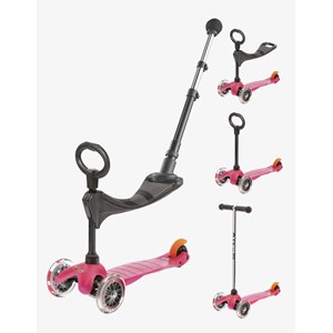 Mini 3en1 classic push rose
