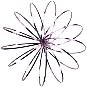 Sculpture kinetique couleur violet
