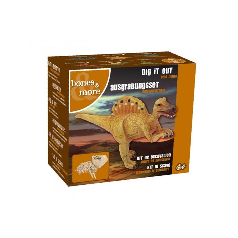 Mini-kit à déterrer squelettes dinosaure