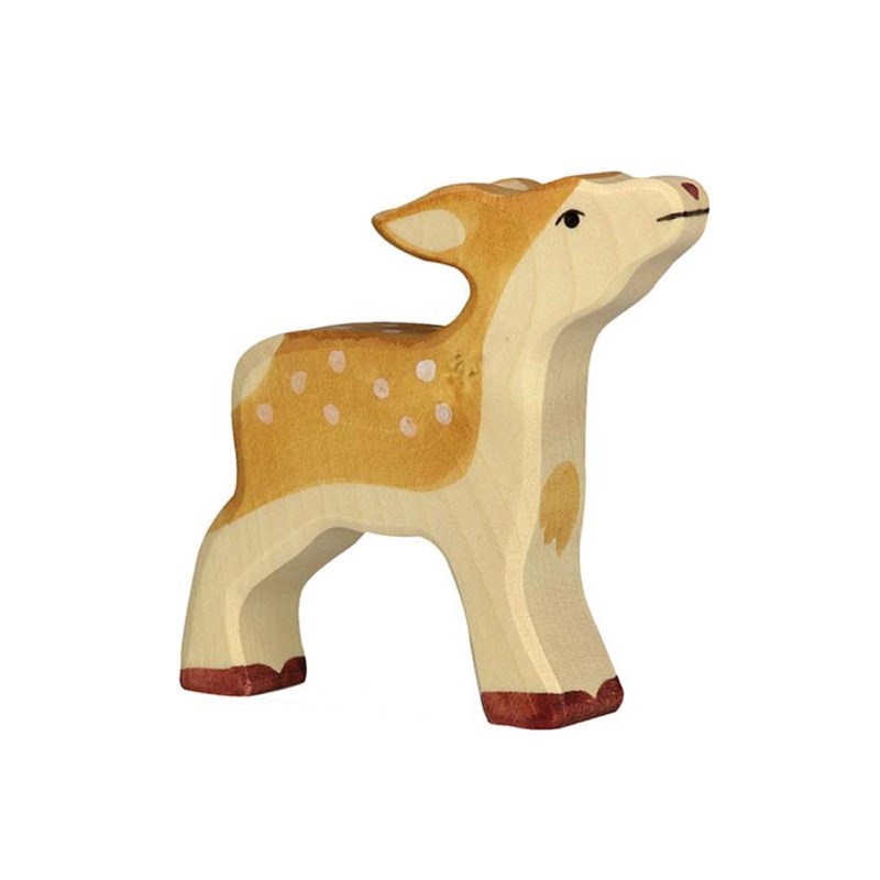 Figurine holztiger faon 9 cm