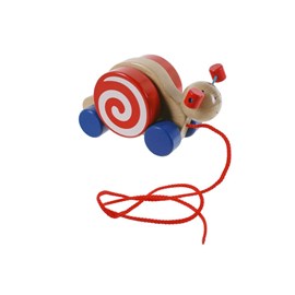 Escargot à tirer avec sa carapace mobile