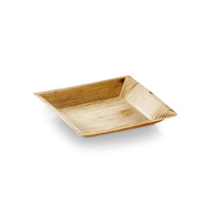 Lot de 25 assiettes compostables en palm