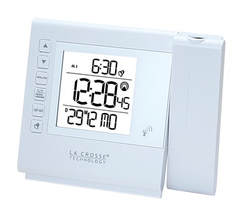 Réveil radio piloté avec projection