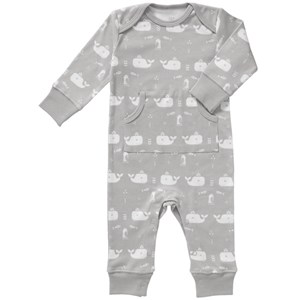 Pyjama bébé 0-3m sans pied baleine fresk