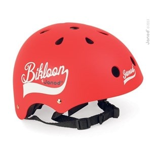 Casque rouge pour draisienne