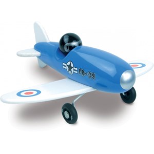 Avion voltige bleu
