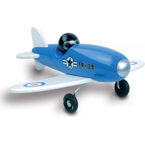 Avion voltige bleu