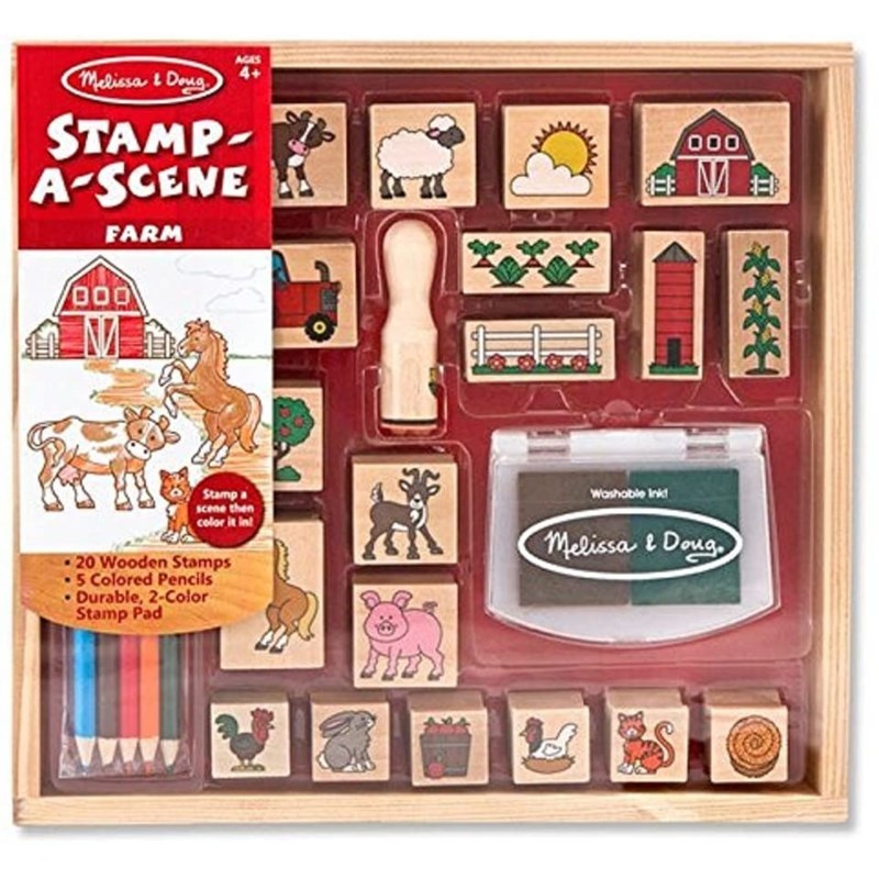 Melissa & Doug - Tampons encreurs - la ferme